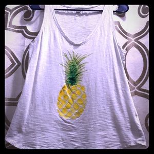 🍍Relaxed fit washed out tank🍍